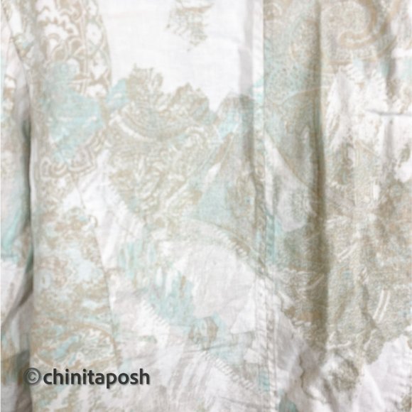 Chicos Cardigan Open Front Roll Adjustable Sleeve - Picture 3 of 6